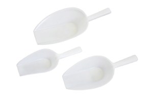 Lopatka na múku plastová