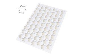 Kolieska, hviezdy, štvorlístky, srdce